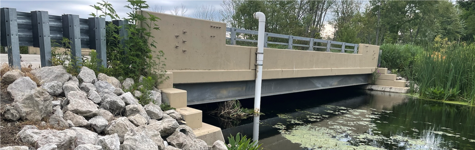 Bridge on U Avenue, Brady Township