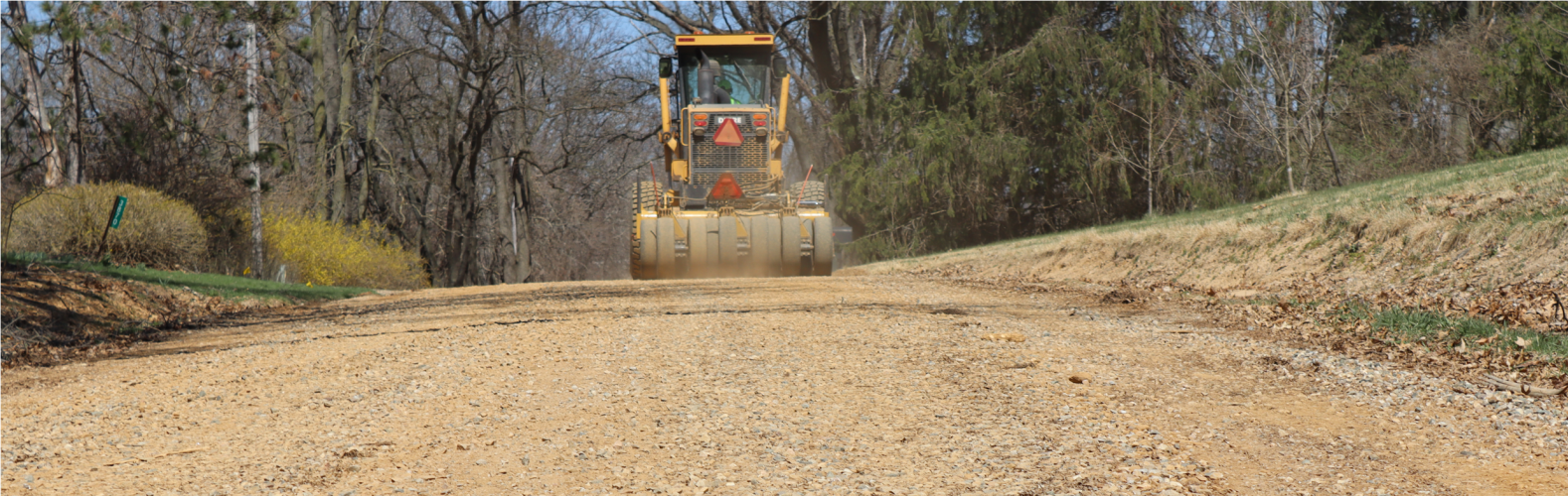 Grading on 7th Street, Oshtemo Township