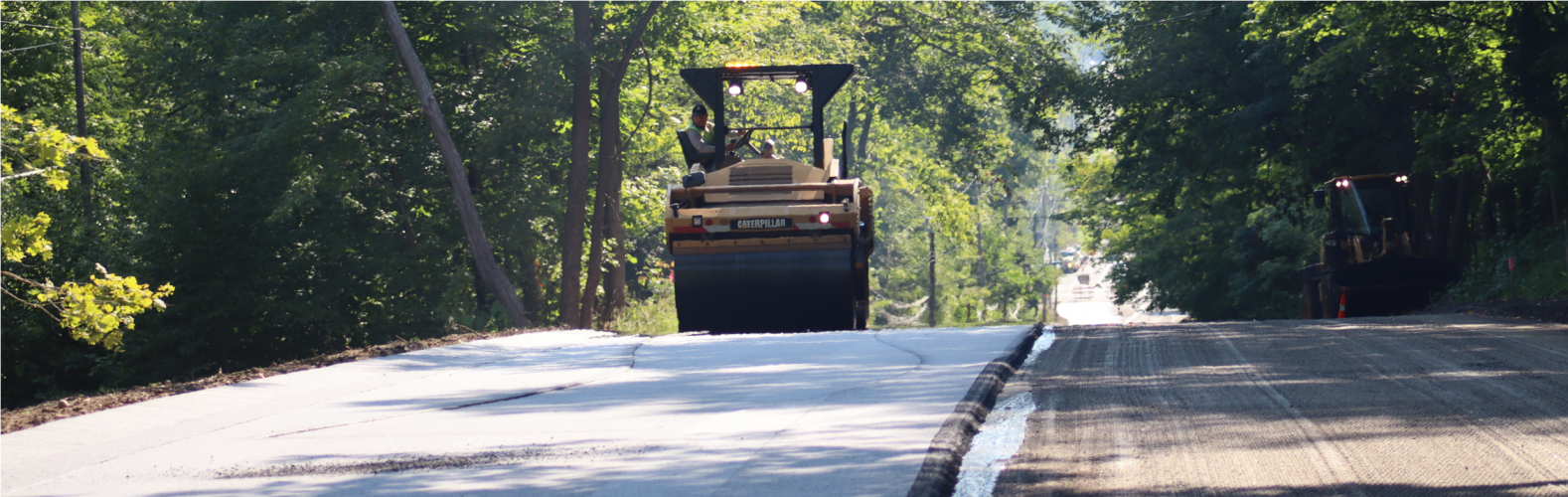 Paving Barney Road, Kalamazoo Township